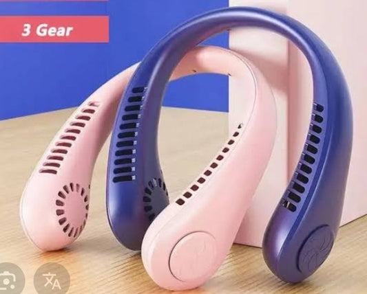 Portable neck fan